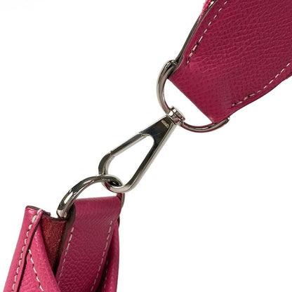 Hermes Shoulder Bag Evelyn 3 III PM Rose Tillian Silver Hardware