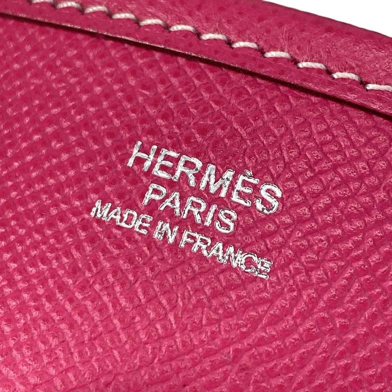 Hermes Shoulder Bag Evelyn 3 III PM Rose Tillian Silver Hardware