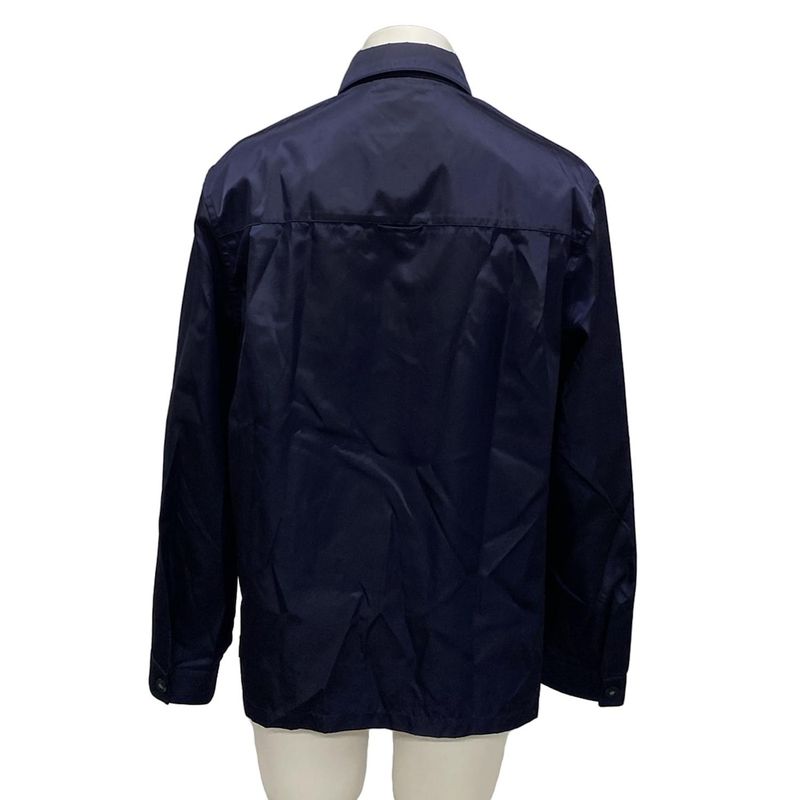 Prada Blouson Size S Men's Re-nylon Shirt Sc514 Navy