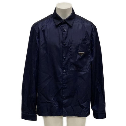 Prada Blouson Size S Men's Re-nylon Shirt Sc514 Navy