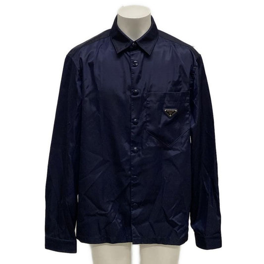 Prada Blouson Size S Men's Re-nylon Shirt Sc514 Navy