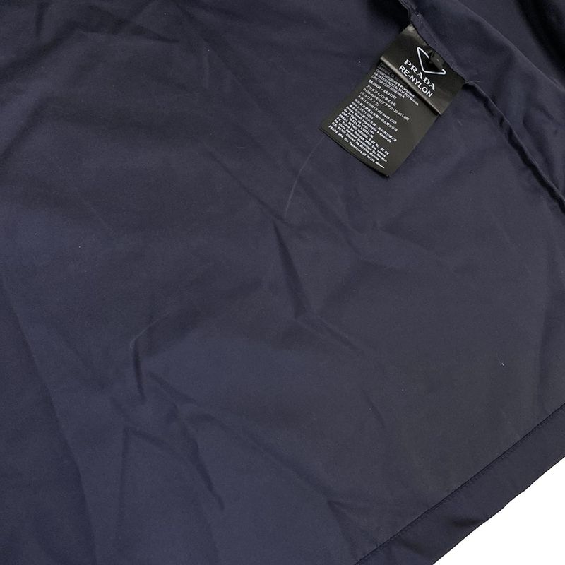 Prada Blouson Size S Men's Re-nylon Shirt Sc514 Navy