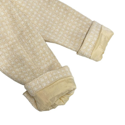 Chanel Jacket Size 38 M Women - P14905 Ivory And Beige Long Sleeves / Checkered