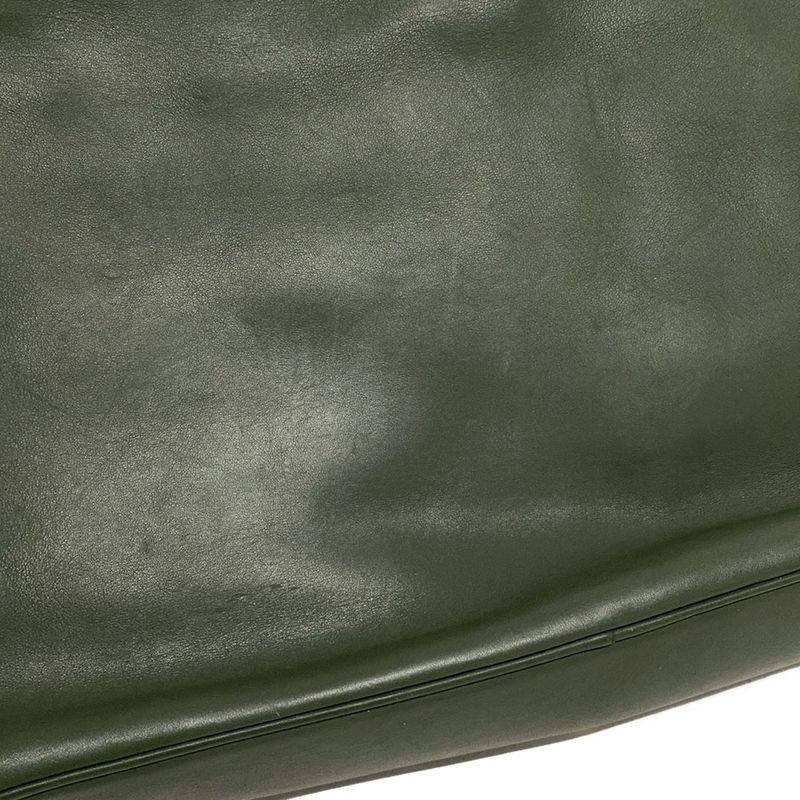 Dior/christian Dior Tote Bag Diorissimo Green Leather