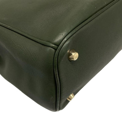 Dior/christian Dior Tote Bag Diorissimo Green Leather