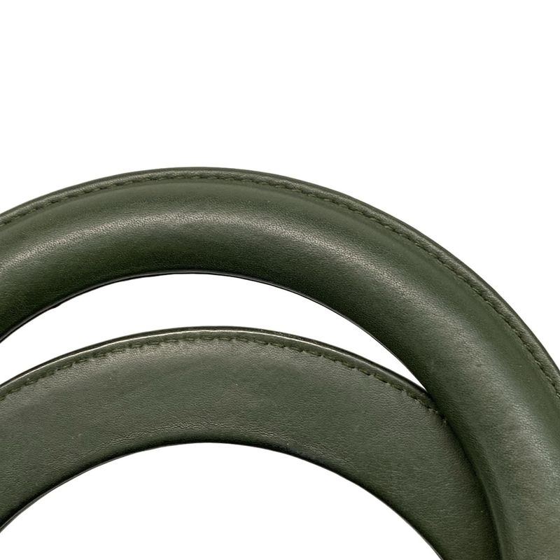 Dior/christian Dior Tote Bag Diorissimo Green Leather