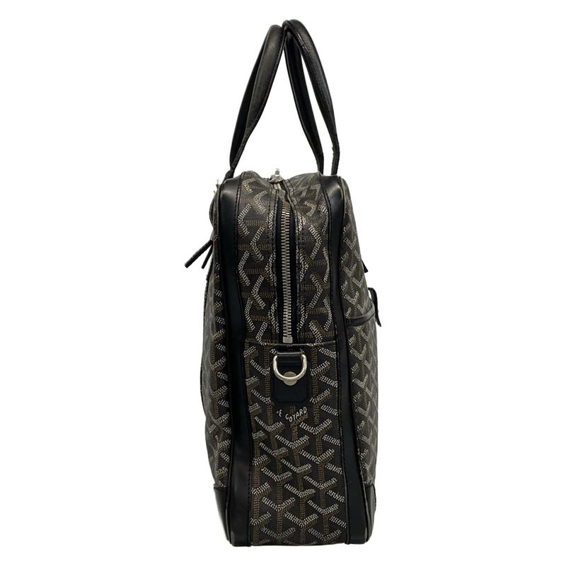 Goyard Ambassade Business Bag Black Leather