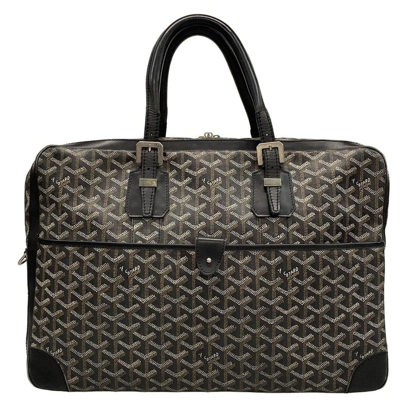 Goyard Ambassade Business Bag Black Leather