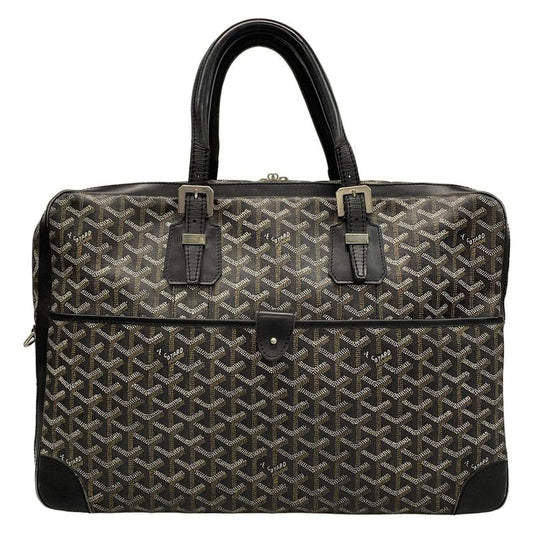 Goyard Ambassade Business Bag Black Leather