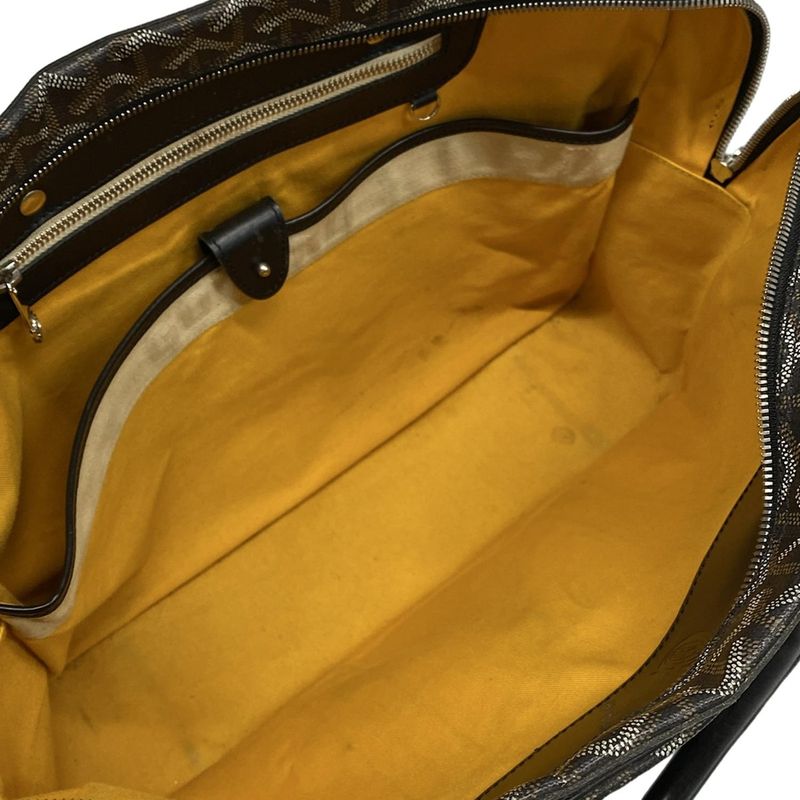 Goyard Ambassade Business Bag Black Leather