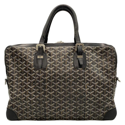Goyard Ambassade Business Bag Black Leather