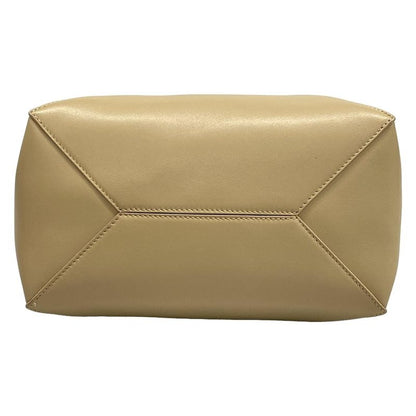 Loewe Tote Bag Puzzle Fold Tote Medium Beige And White Folding / Bicolor