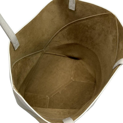 Loewe Tote Bag Puzzle Fold Tote Medium Beige And White Folding / Bicolor