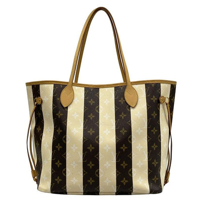 Louis Vuitton Tote Bag Monogram Rayures Neverfull MM M40560 Monogram Canvas/silk