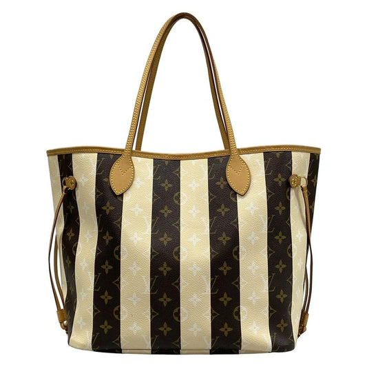 Louis Vuitton Tote Bag Monogram Rayures Neverfull MM M40560 Monogram Canvas/silk