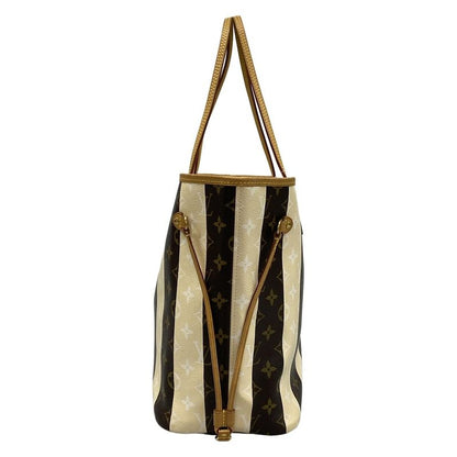 Louis Vuitton Tote Bag Monogram Rayures Neverfull MM M40560 Monogram Canvas/silk