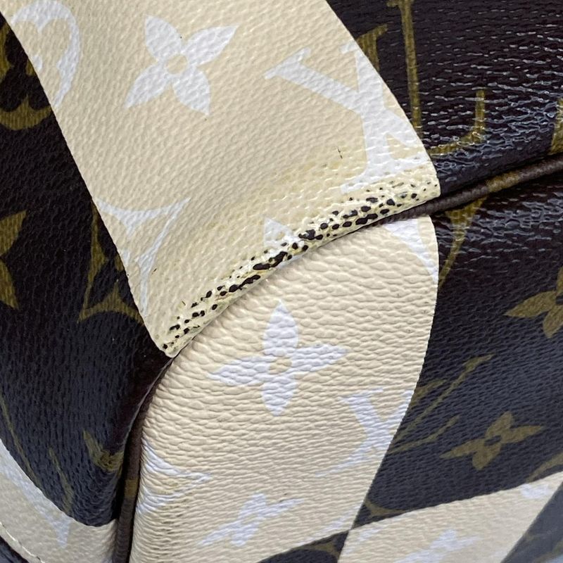 Louis Vuitton Tote Bag Monogram Rayures Neverfull MM M40560 Monogram Canvas/silk