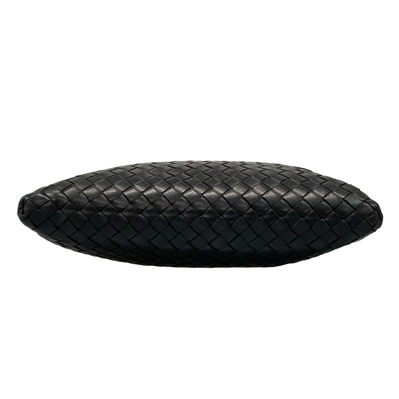 Bottega Veneta Shoulder Bag Intrecciato Black Leather