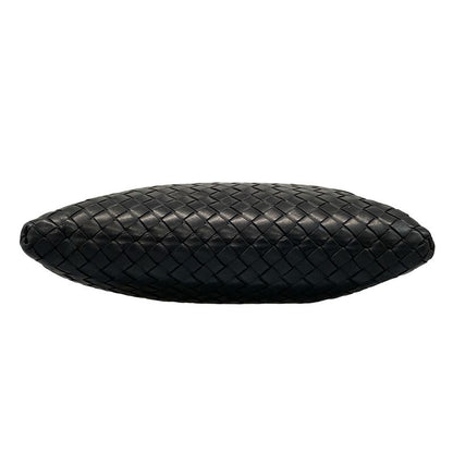 Bottega Veneta Shoulder Bag Intrecciato Black Leather