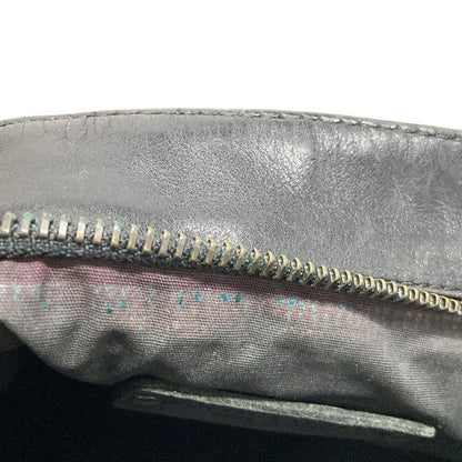 Bottega Veneta Shoulder Bag Intrecciato Black Leather