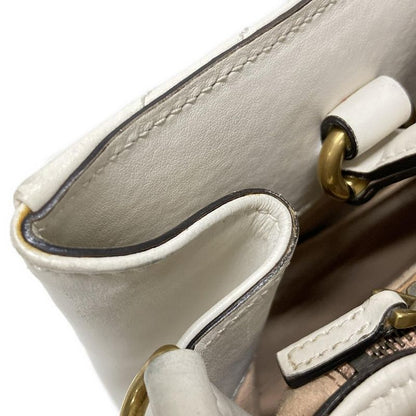 Gucci Handbag GG Marmont 448054 Ivory Leather