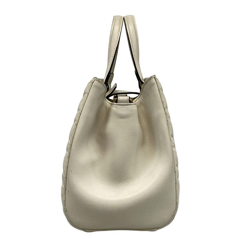 Gucci Handbag GG Marmont 448054 Ivory Leather