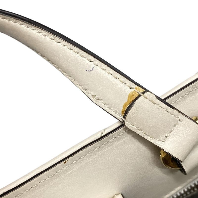 Gucci Handbag GG Marmont 448054 Ivory Leather