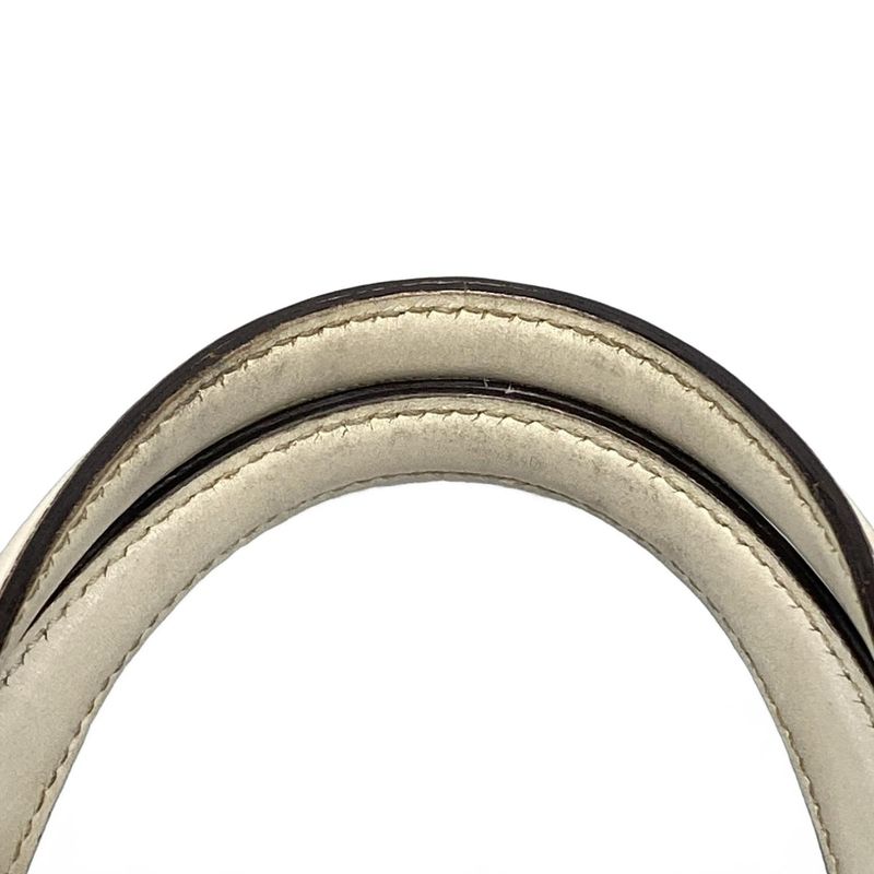 Gucci Handbag GG Marmont 448054 Ivory Leather