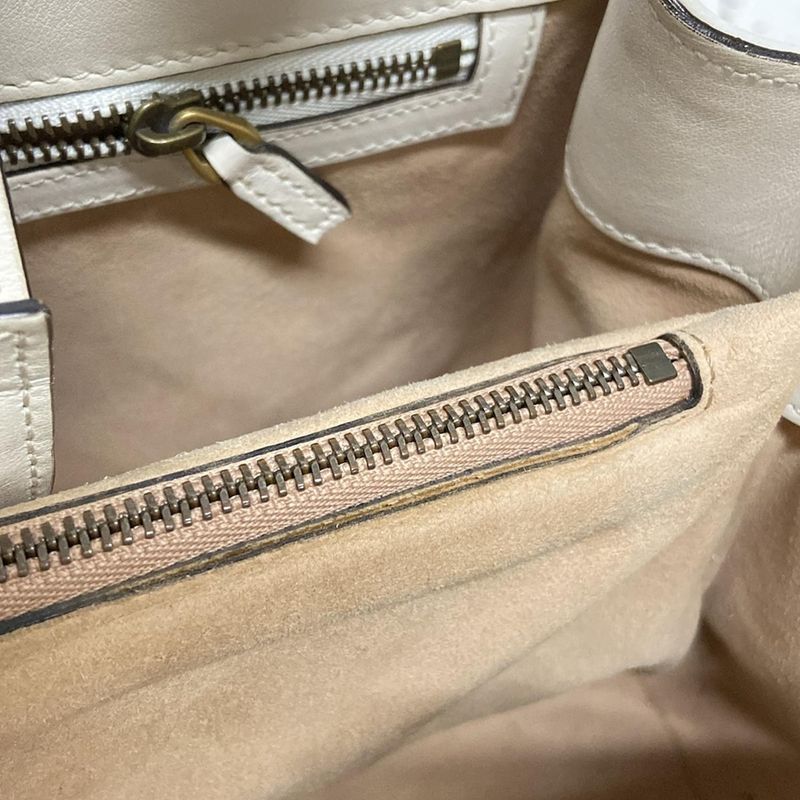 Gucci Handbag GG Marmont 448054 Ivory Leather