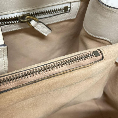 Gucci Handbag GG Marmont 448054 Ivory Leather