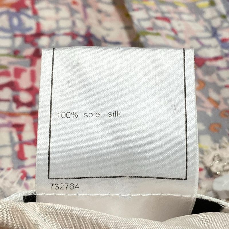 Chanel Dress Size 38 M Women - P24924 Light Pink X Light Gray X Multi