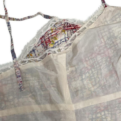 Chanel Dress Size 38 M Women - P24924 Light Pink X Light Gray X Multi