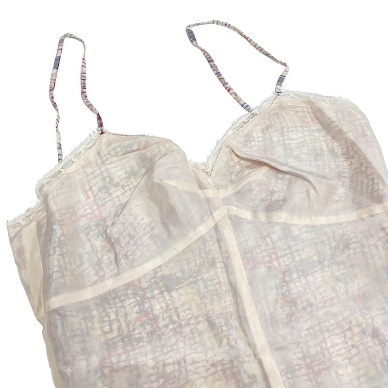 Chanel Dress Size 38 M Women - P24924 Light Pink X Light Gray X Multi