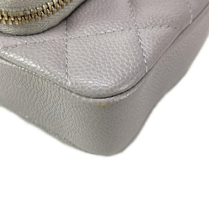 Chanel Wallet Matelasse Ap2916 Light Gray Chain Wallet/gold Hardware / Phone