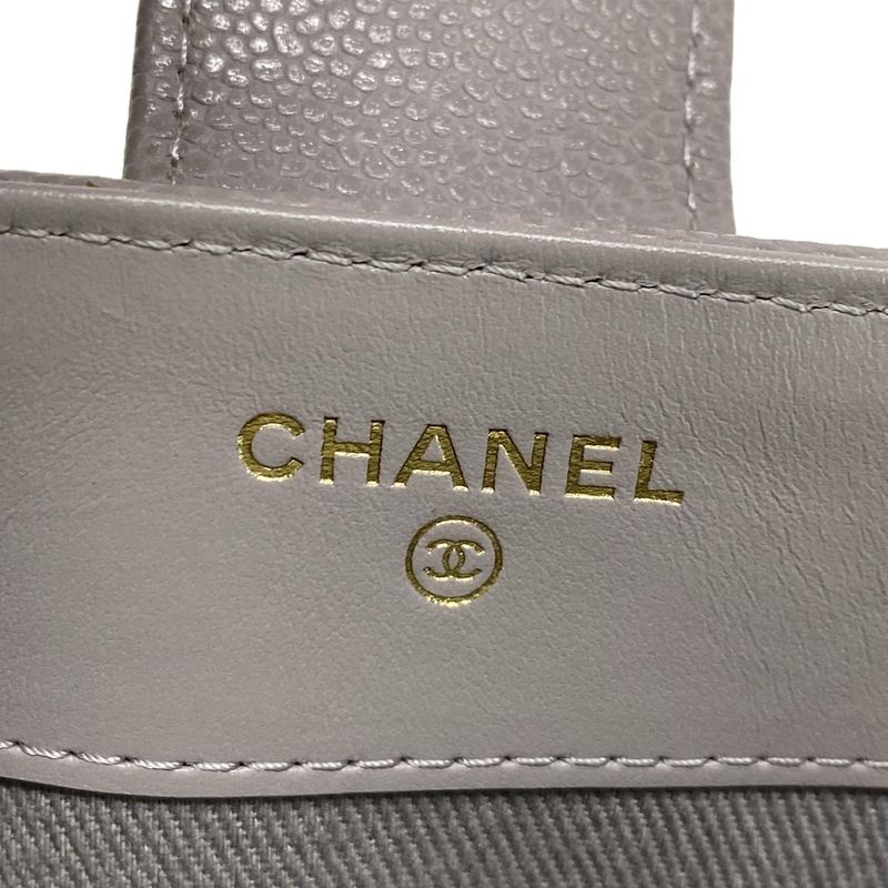 Chanel Wallet Matelasse Ap2916 Light Gray Chain Wallet/gold Hardware / Phone