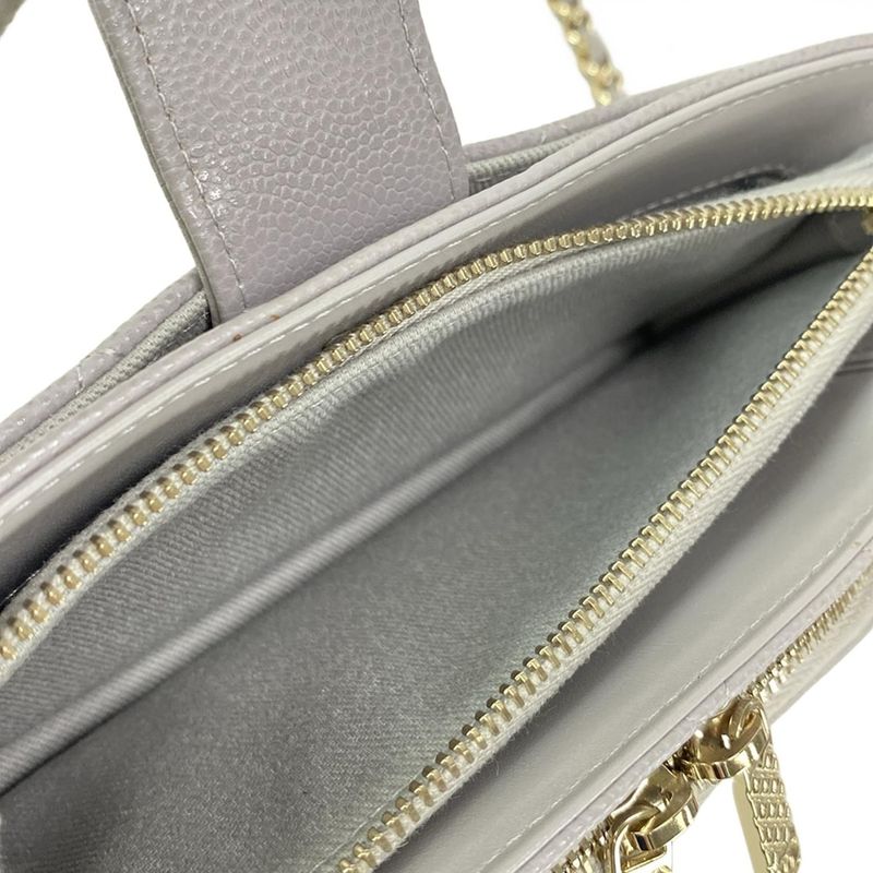 Chanel Wallet Matelasse Ap2916 Light Gray Chain Wallet/gold Hardware / Phone