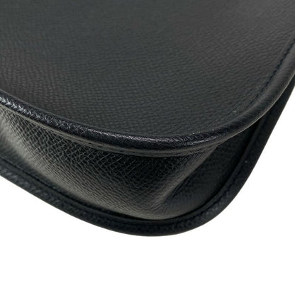 Hermes Shoulder Bag Evelyn TPM Black Silver Hardware