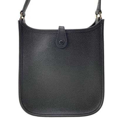 Hermes Shoulder Bag Evelyn TPM Black Silver Hardware