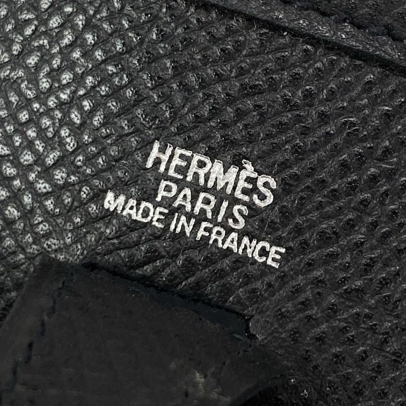 Hermes Shoulder Bag Evelyn TPM Black Silver Hardware