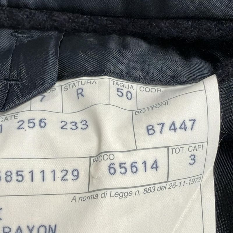 Hermes Jacket Size 50 XL Men - G9105 Dark Navy Long Sleeves / Winter Wool