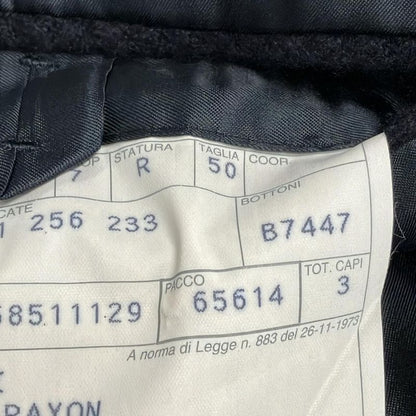 Hermes Jacket Size 50 XL Men - G9105 Dark Navy Long Sleeves / Winter Wool