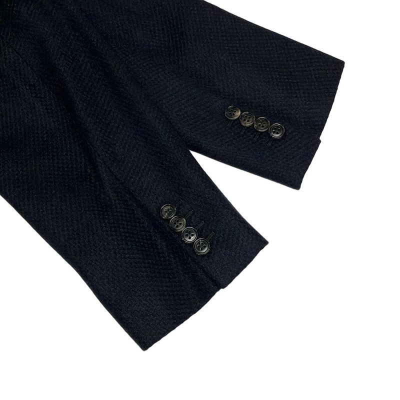 Hermes Jacket Size 50 XL Men - G9105 Dark Navy Long Sleeves / Winter Wool