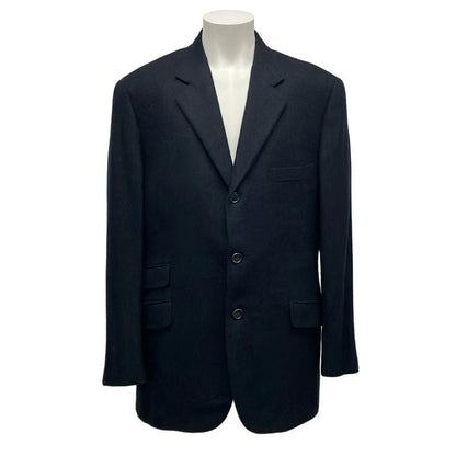 Hermes Jacket Size 50 XL Men - G9105 Dark Navy Long Sleeves / Winter Wool