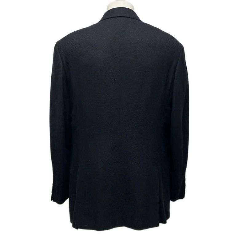Hermes Jacket Size 50 XL Men - G9105 Dark Navy Long Sleeves / Winter Wool