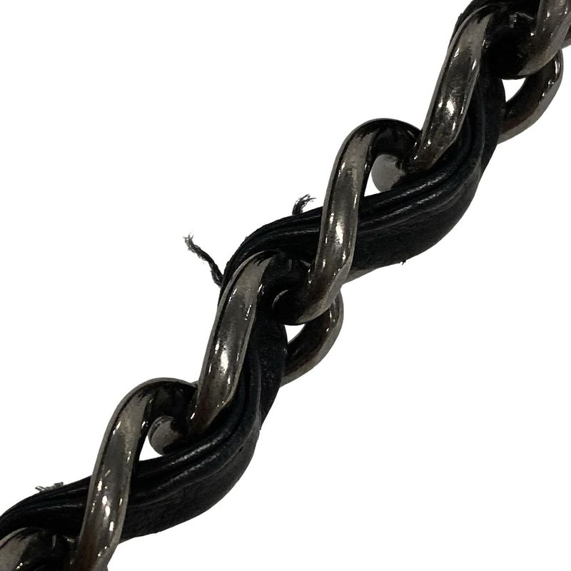 Chanel Tote Bag Coco Cabas Su PM Black Silver Hardware / Chain Shoulder Leather