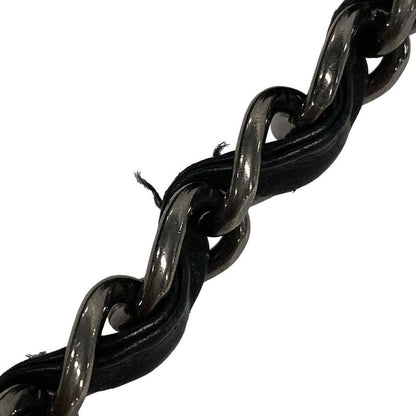 Chanel Tote Bag Coco Cabas Su PM Black Silver Hardware / Chain Shoulder Leather