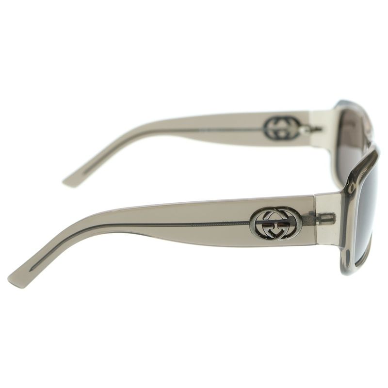 Gucci GG Logo Square Sunglasses Clear Black Gg2997/s