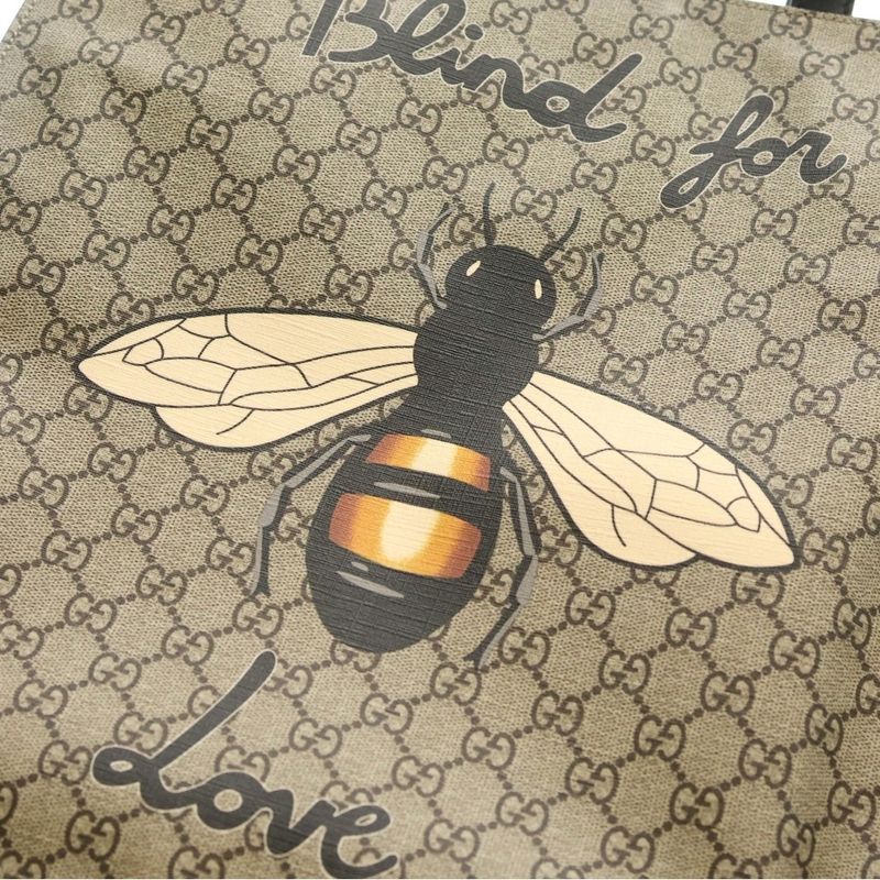 Gucci GG Supreme Animalier 2WAY Handbag Shoulder Bag Beige 450950