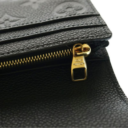 Louis Vuitton Portefeuille Sarah Monogram Empreinte Long Wallet Black M82257