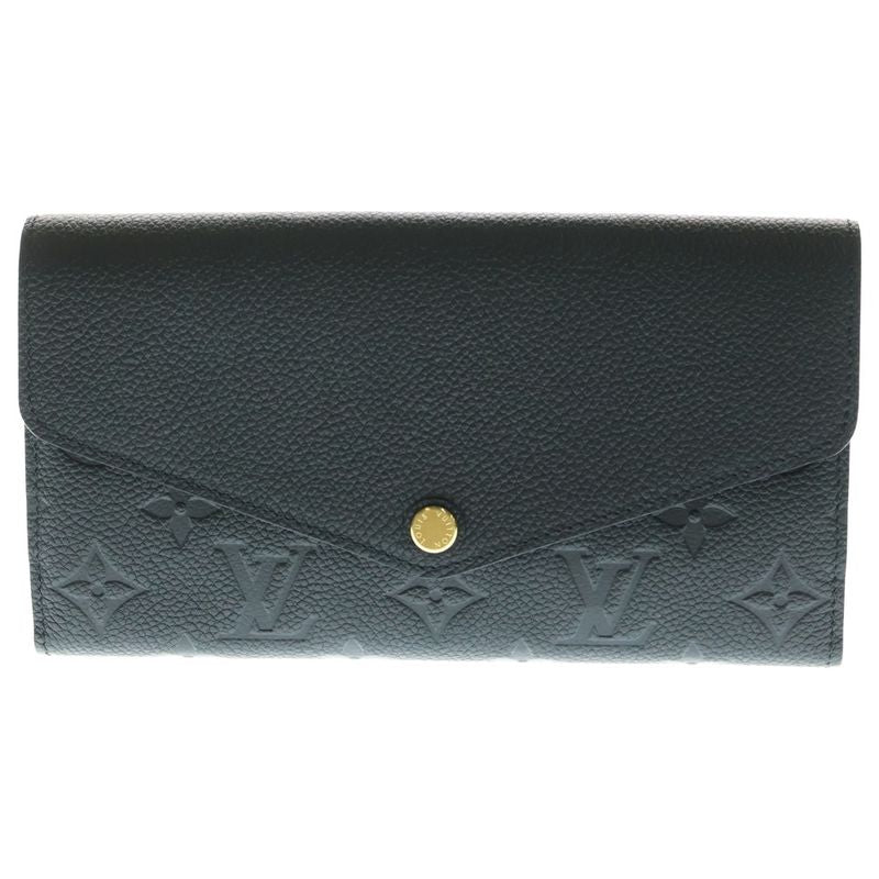 Louis Vuitton Portefeuille Sarah Monogram Empreinte Long Wallet Black M82257